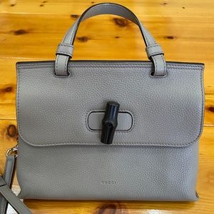 Gucci Women's Grey Top Handle Bag